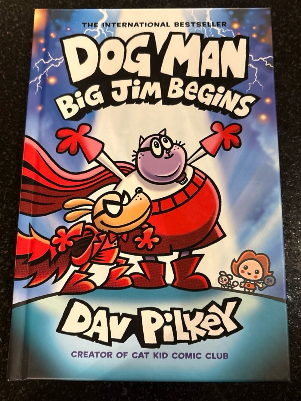 Dog Man: Big Jim Begins by - Blue Hardcover Book